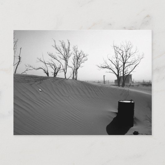 Staubsaugerfarm - Western Oklahoma 1936 Postkarte (Vorderseite)