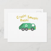 Staubstaub von Autos Postkarte (Vorne/Hinten)