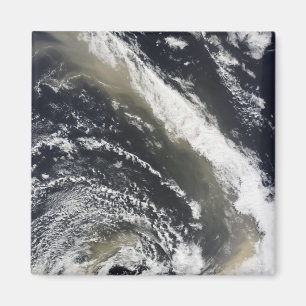 Staubsturm, der über dem Tasman Meer durchbrennt Magnet