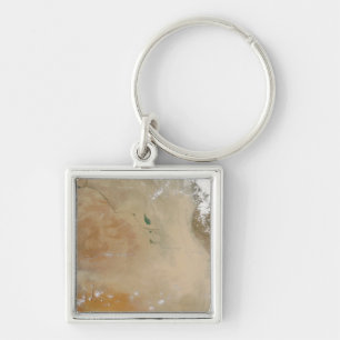 Staubsturm im Mittlere Osten Schlüsselanhänger