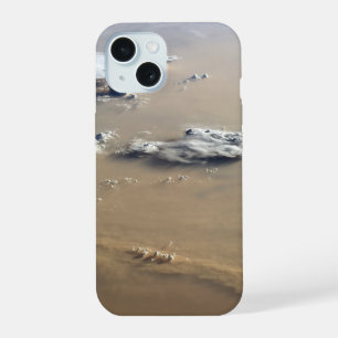 Staubsturm über den Sandmeeren der Sahara-Wüste. iPhone 15 Hülle