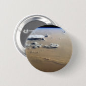 Staubsturm über die Sandmeere der Wüste Sahara. Button (Vorne & Hinten)