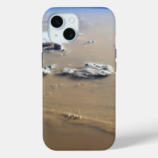 Staubsturm über die Sandmeere der Wüste Sahara. Case-Mate iPhone Hülle (Rückseite)