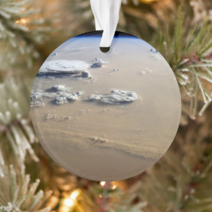 Staubsturm über die Sandmeere der Wüste Sahara. Ornament