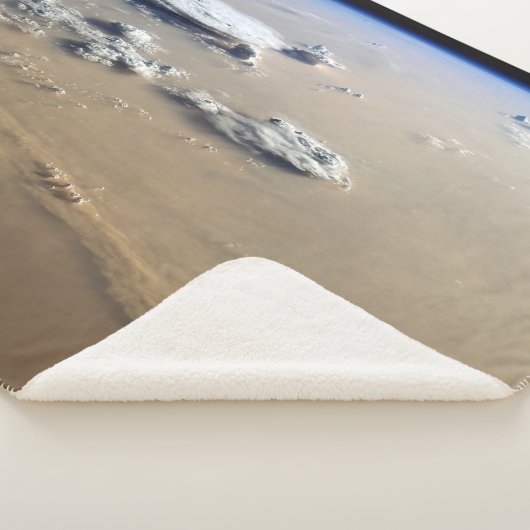 Staubsturm über die Sandmeere der Wüste Sahara. Sherpadecke (3/4)