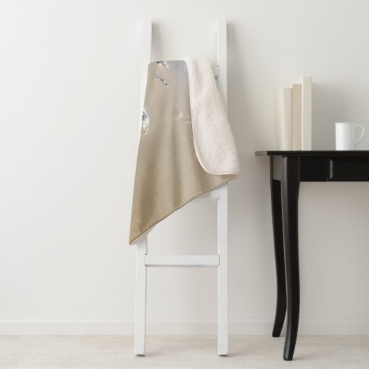 Staubsturm über die Sandmeere der Wüste Sahara. Sherpadecke (Beispiel)