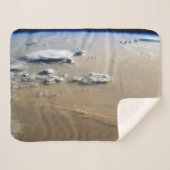 Staubsturm über die Sandmeere der Wüste Sahara. Sherpadecke (Vorderseite (Horizontal))