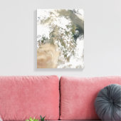 Staubstürme im Nahen Osten Leinwanddruck (Insitu (Wohnzimmer))