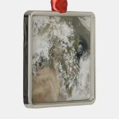 Staubstürme im Nahen Osten Silbernes Ornament (Rechts)