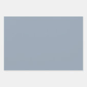 Staubtauben Blau Farbe Geschenkpapier Set (Vorderseite 3)