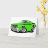 Staubtuch-Limon-Schwarzes Auto 1970-74 Karte (Gelbe Blume)