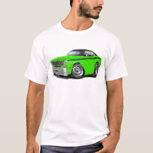 Staubtuch-Limon-Schwarzes Spitzenauto 1970-74 T-Shirt
