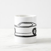 Staubtuch-schwarzes Auto 1970-74 Kaffeetasse (Mittel)
