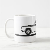 Staubtuch-schwarzes Auto 1970-74 Kaffeetasse (Links)
