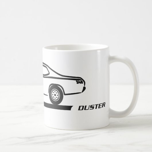 Staubtuch-schwarzes Auto 1970-74 Kaffeetasse (Rechts)