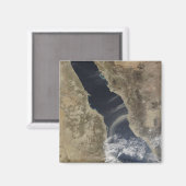 Staubwolken blasen vor der Küste Saudi-Arabiens Magnet (Vorderseite/Rückseite)