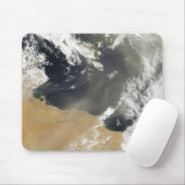 Staubwolken, die vor der nordafrikanischen Küste w Mousepad (Mit Mouse)