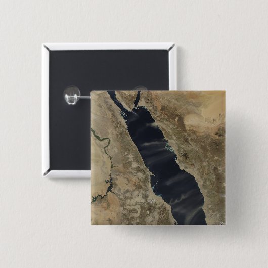 Staubwolken über dem Roten Meer Button (Vorne & Hinten)