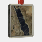 Staubwolken über dem Roten Meer Silbernes Ornament (Rechts)