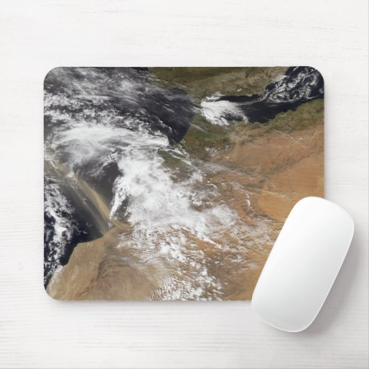 Staubwolken vor der marokkanischen Küste Mousepad (Mit Mouse)