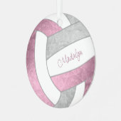 Staubwolleyball Ornament Aus Metall (Vorderseite links)