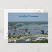 Staudamm am Mississippi Postkarte (Vorne/Hinten)