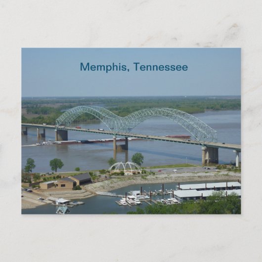 Staudamm am Mississippi Postkarte (Vorderseite)