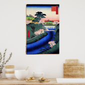 Staudamm am Otonashi River in Ōji, bekannt als "Th Poster (Küche)