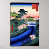 Staudamm am Otonashi River in Ōji, bekannt als "Th Poster (Vorne)