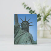 Staue von Liberty Postcard Custom New York Postcar Postkarte (Stehend Vorderseite)