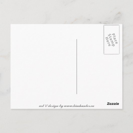 Staue von Liberty Postcard Custom New York Postcar Postkarte (Rückseite)