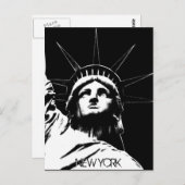 Staue von Liberty Postcard Custom New York Postcar Postkarte (Vorne/Hinten)