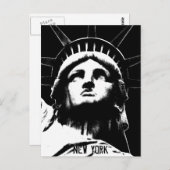 Staue von Liberty Postcard Custom New York Postcar Postkarte (Vorne/Hinten)