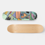 "Stauen Sie in Brooklyn" durch Ruchell Alexander Skateboard (Horizontal)