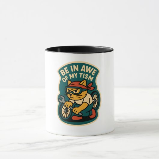 Staune über meinen Tismus Tasse (Zentrum)
