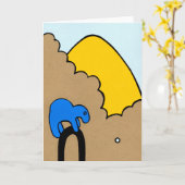 STAUNT Gruß-Karte Karte (Gelbe Blume)