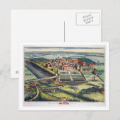 Staunton Harold in the county of Leicester engrave Postkarte (Vorne/Hinten)