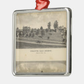 Staunton-Male-Akademie Silbernes Ornament (Links)