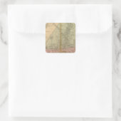 Staunton Quadratischer Aufkleber (Tasche)