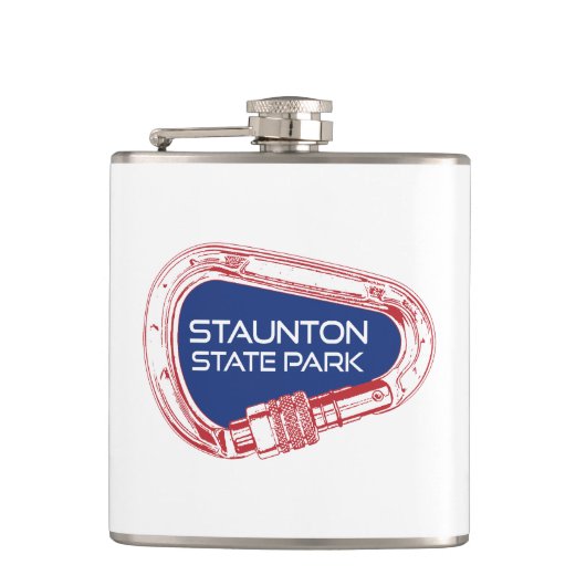 Staunton Staat Park Colorado Flachmann (Vorderseite)