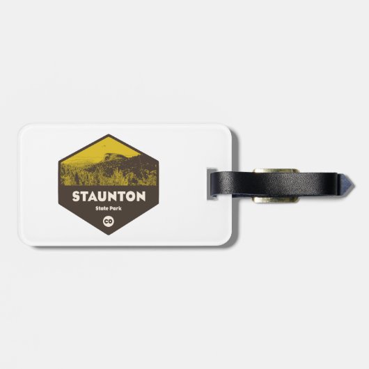 Staunton Staat Park Colorado Gepäckanhänger (Rückseite horizontal)