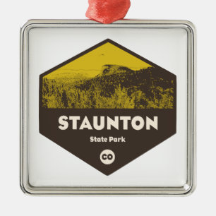 Staunton Staat Park Colorado Ornament Aus Metall