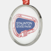 Staunton Staat Park Colorado Ornament Aus Metall (Links)