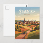 Staunton USA Postkarte (Vorne/Hinten)