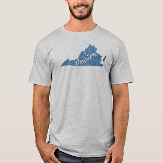 Staunton Virginia Wood Grain T-Shirt (Vorderseite)