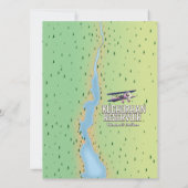 Stausee Kuchurhan Ukraine & Moldau Karte (Rückseite)