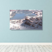 Stausee (Winter) Leinwanddruck (Insitu (Holzboden))