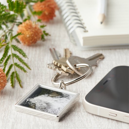 Stausturm im Osten Washingtons, USA Schlüsselanhänger (Seite)