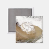 Stausturm in der nördlichen China 2 Magnet (Vorderseite/Rückseite)