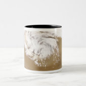 Stausturm in der nördlichen China 2 Zweifarbige Tasse (Mittel)